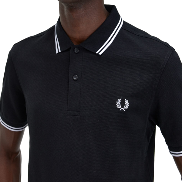 Fred Perry TWIN TIPPED SHIRT - Slim fit katoenen herenpolo