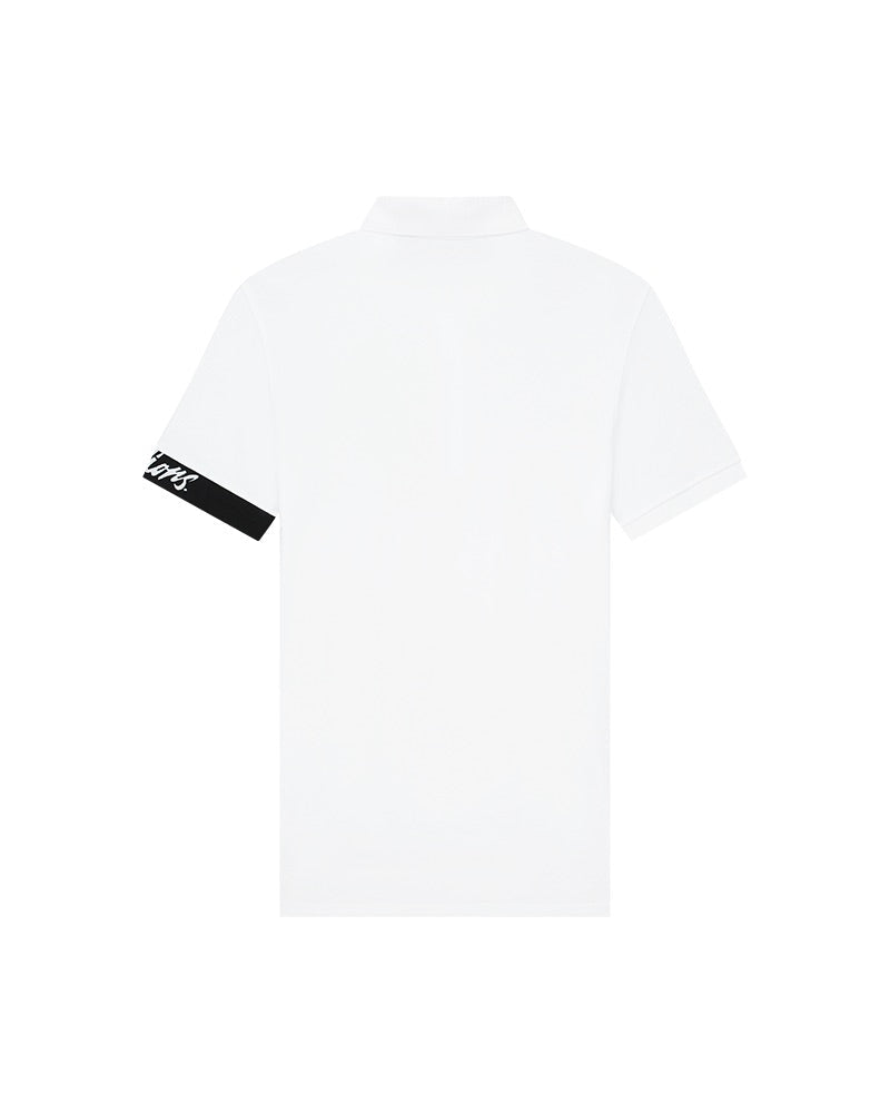 Malelions Men Captain Polo | White/Black
