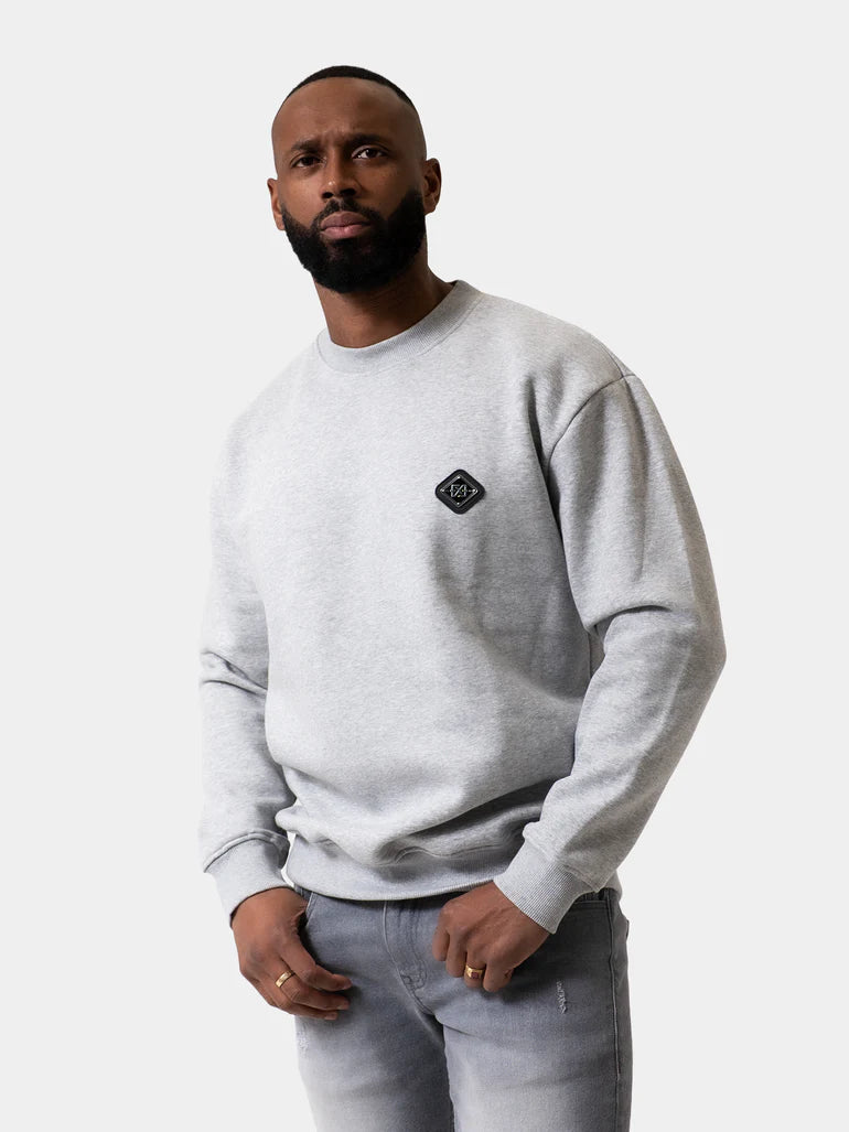 XPLCT Plate Crewneck | Grijs