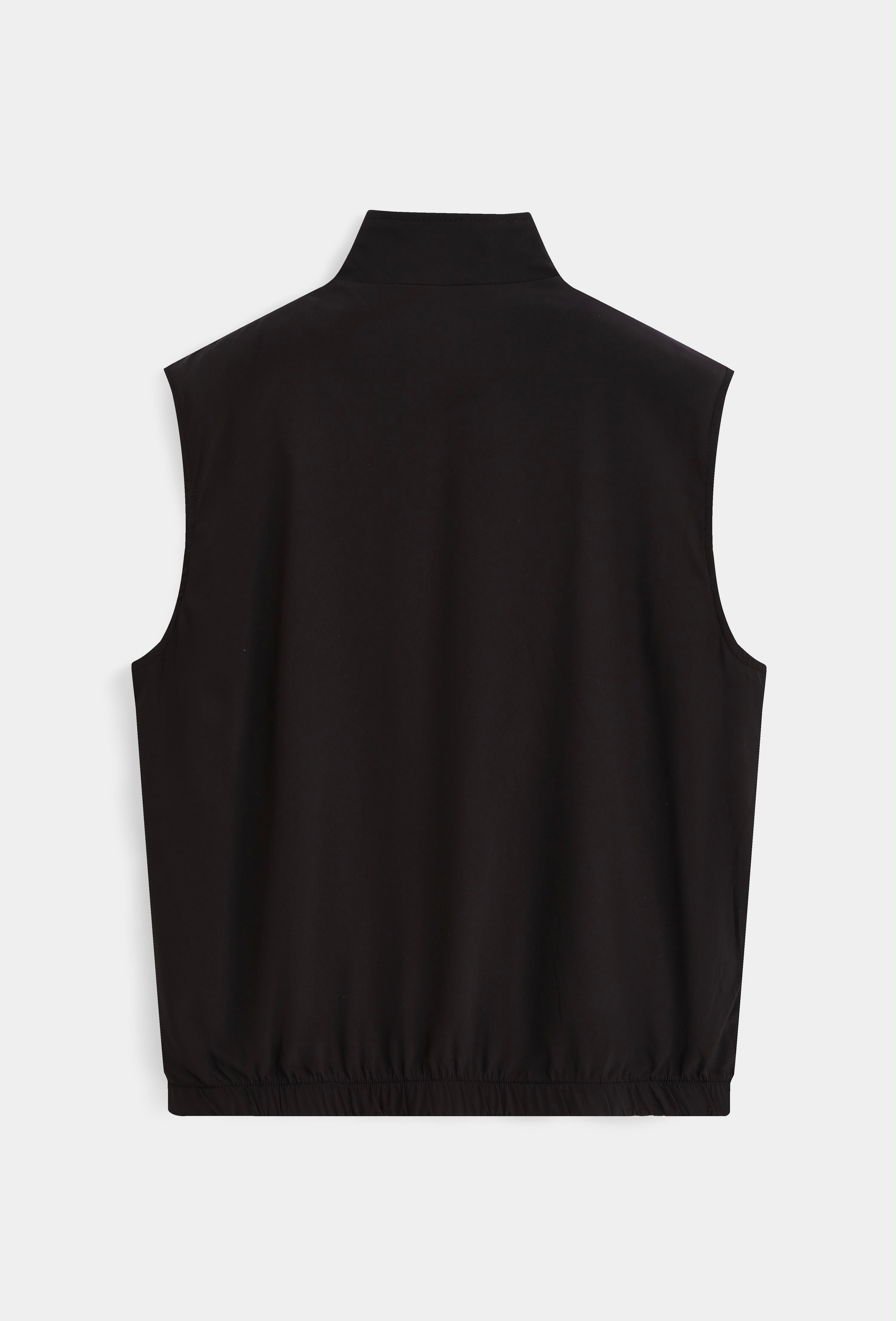 Glans Bodywarmer - Zwart/Beige