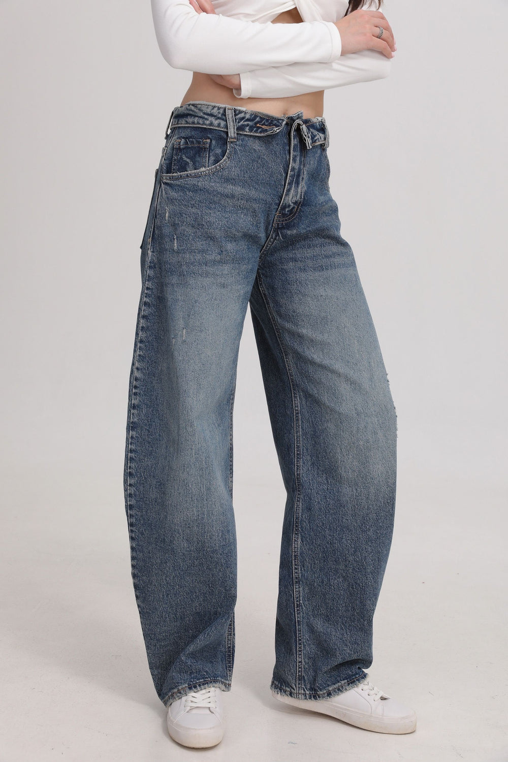 See See - Barrel Jeans - Blue - A5193