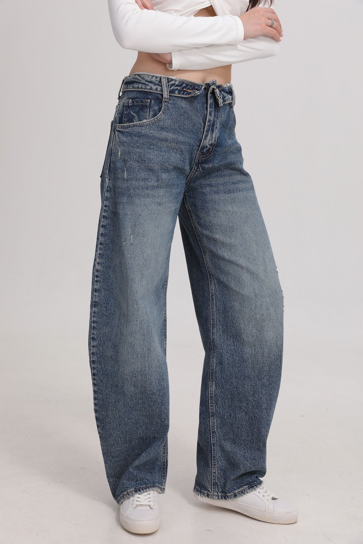 See See - Barrel Jeans - Blue - A5193