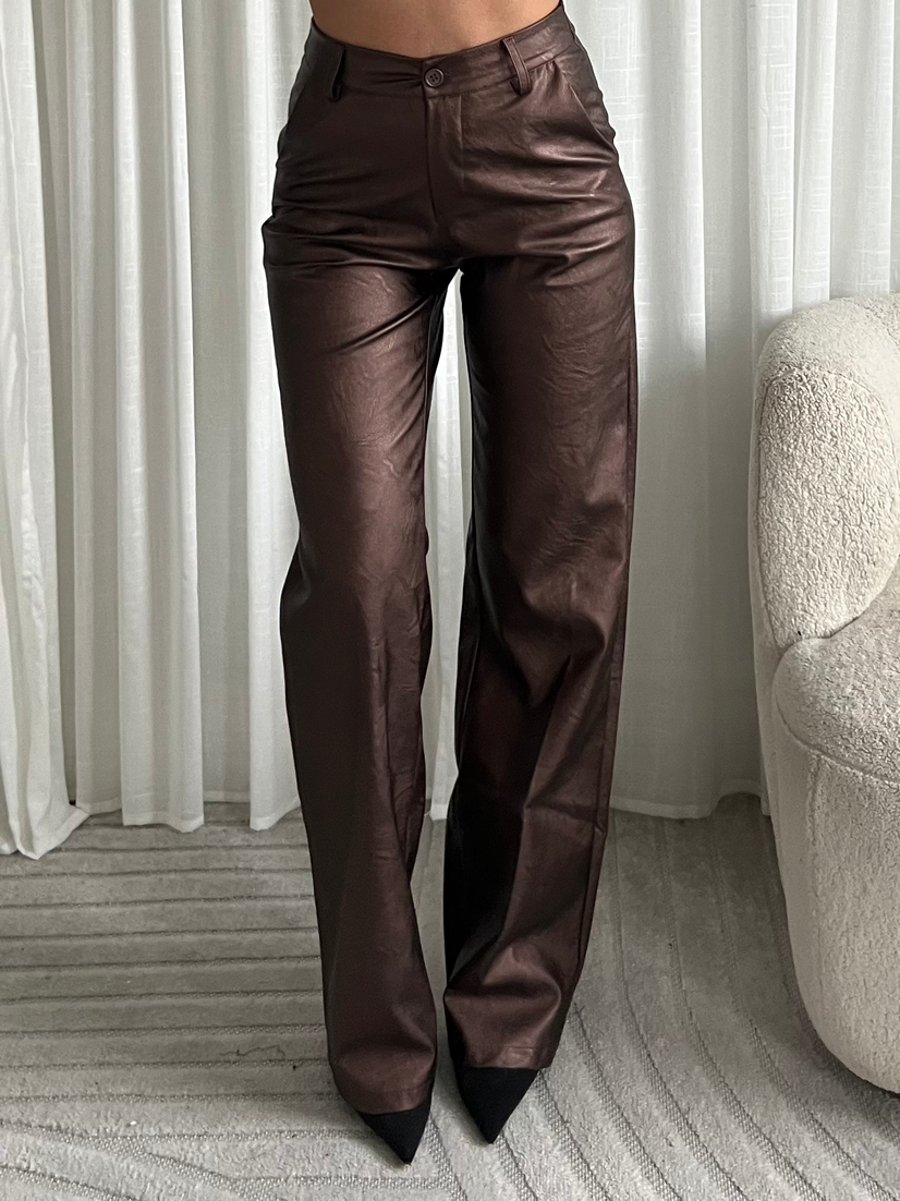 Jeans Metallic - Brown