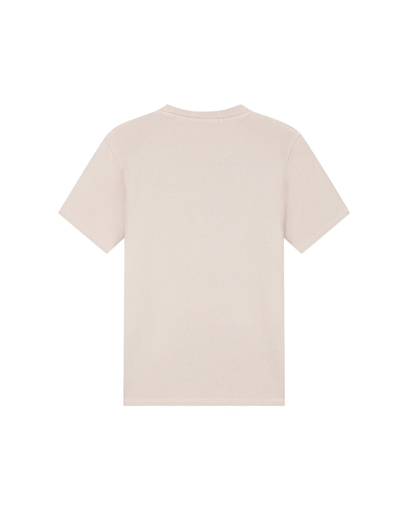 Malelions Men Signature Waffle T-Shirt | Beige