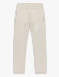 CROYEZ - FLUFFY ESSENCE KNIT SWEATPANTS - CREAM