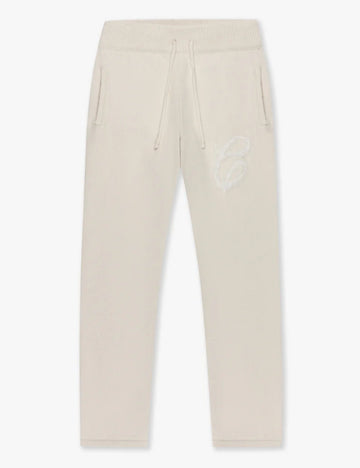 CROYEZ - FLUFFY ESSENCE KNIT SWEATPANTS - CREAM