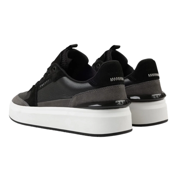 Cruyff - Endorsed Tennis - black/mid grey - Sneakers met leren bovenwerk