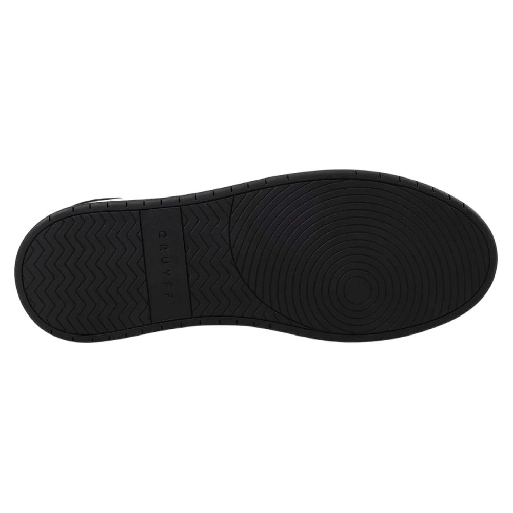 Cruyff - Endorsed Tennis - black/mid grey - Sneakers met leren bovenwerk