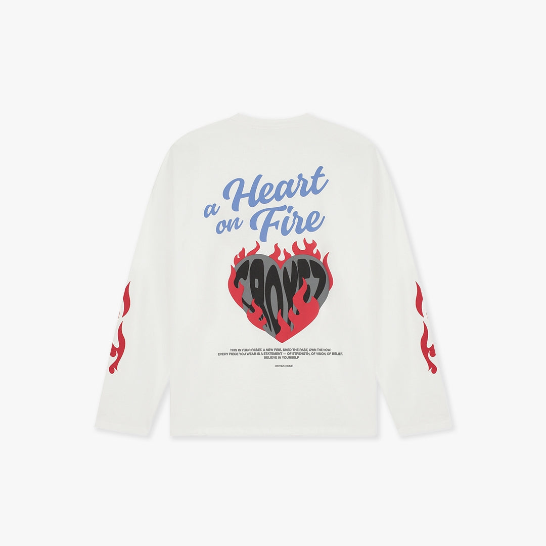 Croyez Heart On Fire Longsleeve | OFF WHITE