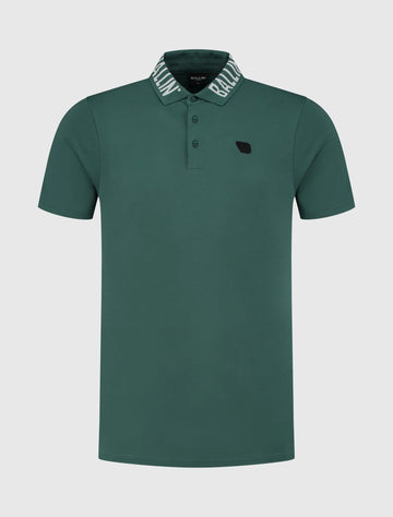 BALLIN JACQUARD LOGO POLO