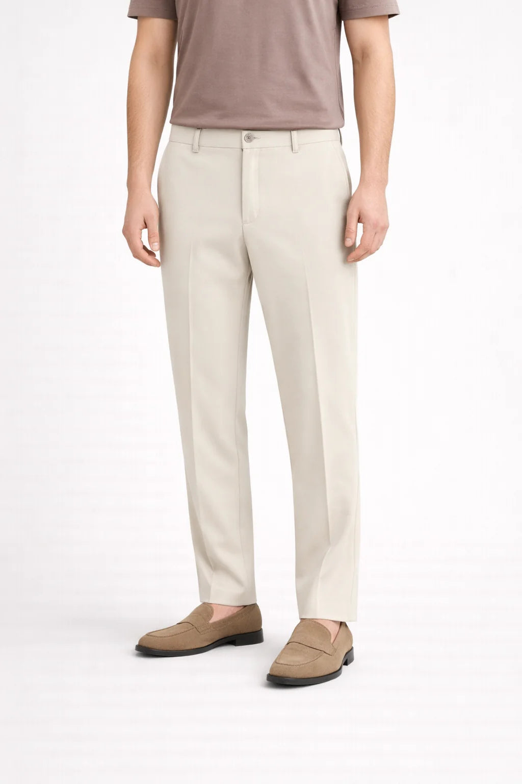 ESSENTIALS SMARTS BROEK CRÈME