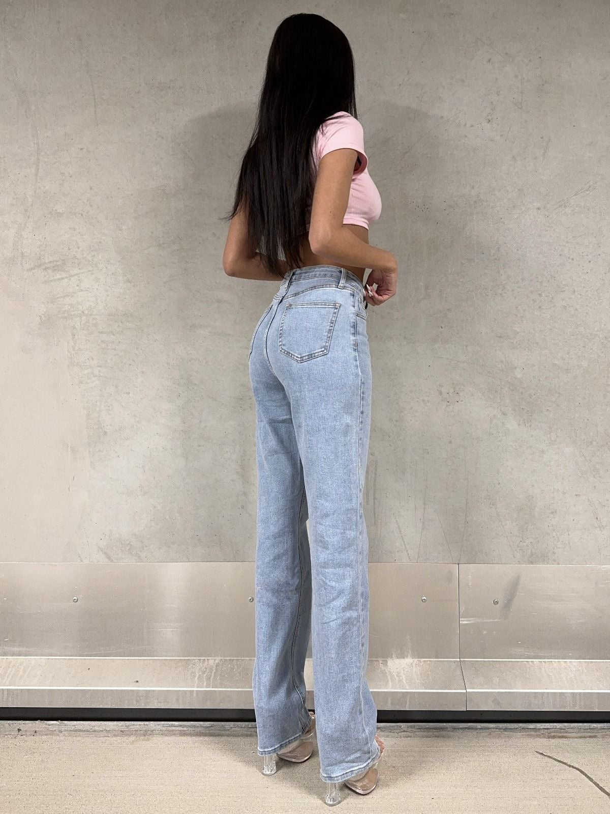 Extra long straight jeans - RD2921