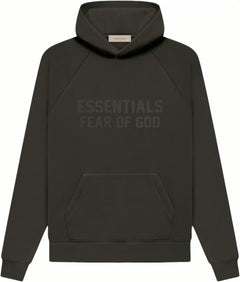 Fear of God - Essentials Off Black Hoodie - Capuchontrui heren