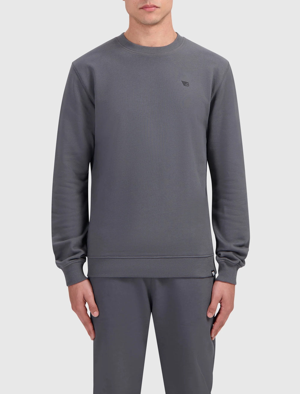 BALLIN - GREY ORIGINAL LOGO SWEATER