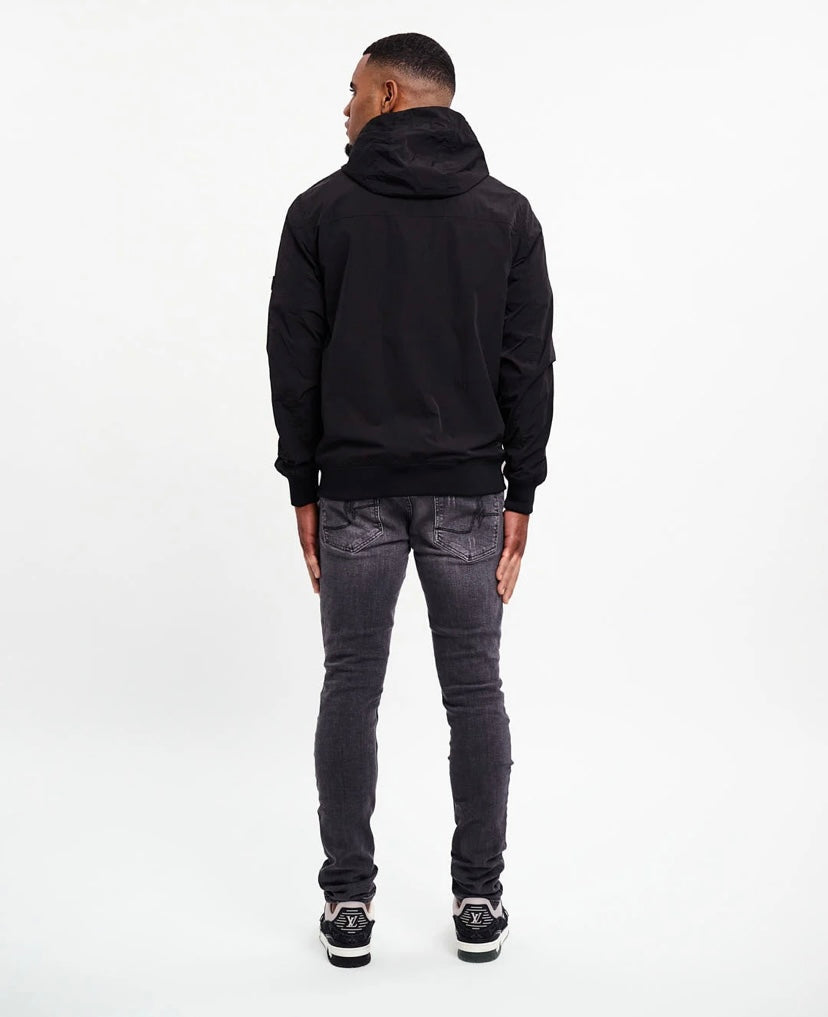 MALELIONS MEN CRINKLE JACKET - BLACK