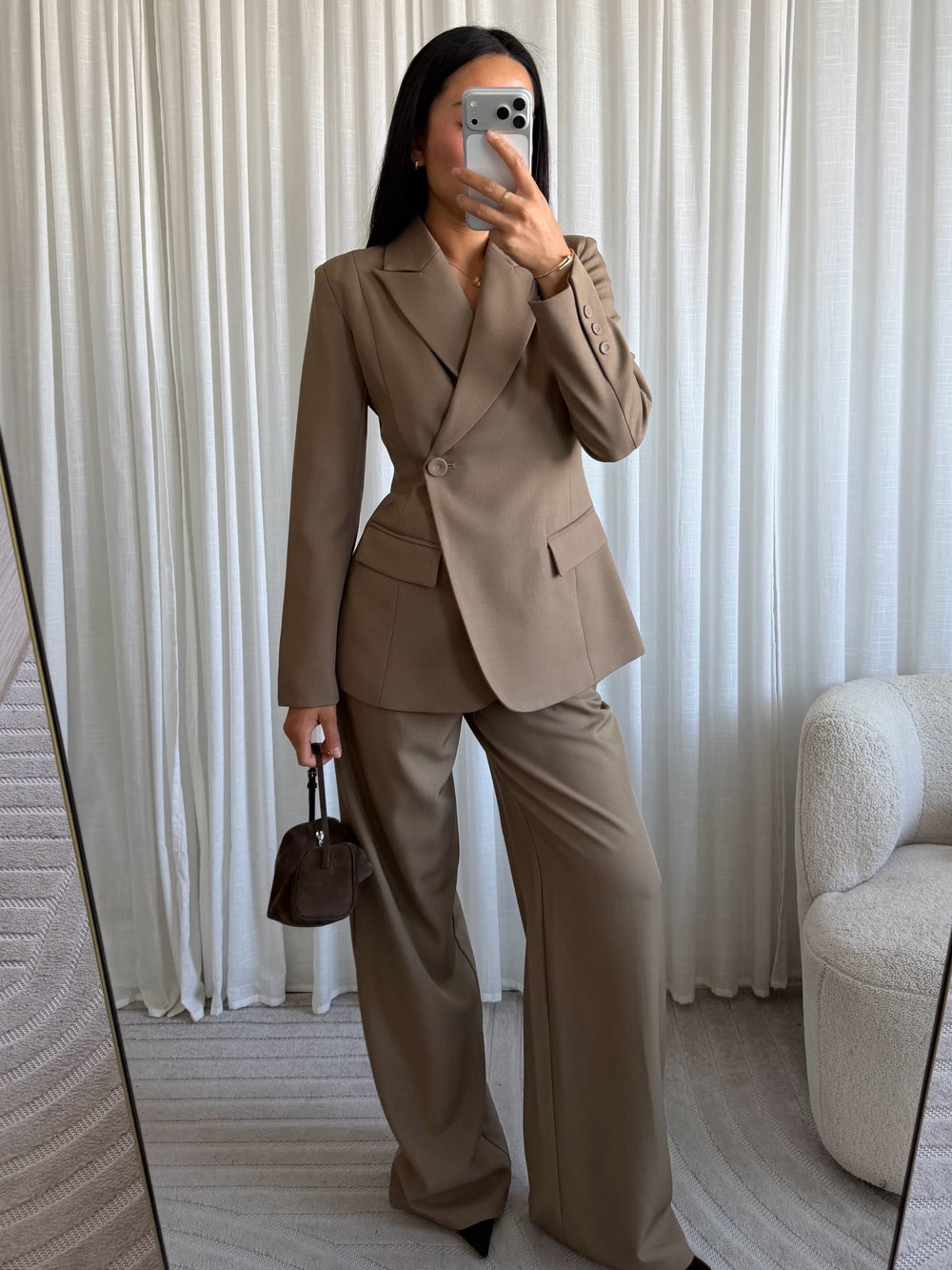 Eight paris - Blazer - Taupe - 19529 - Gekleed jasje