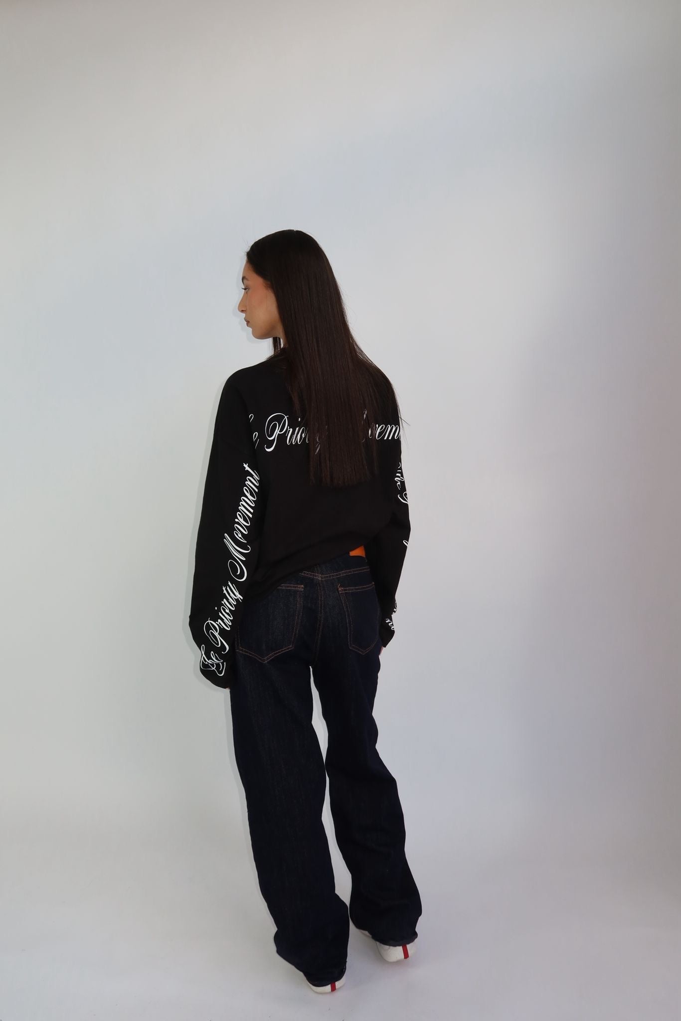 Priorty longsleeve - Zwart/Wit
