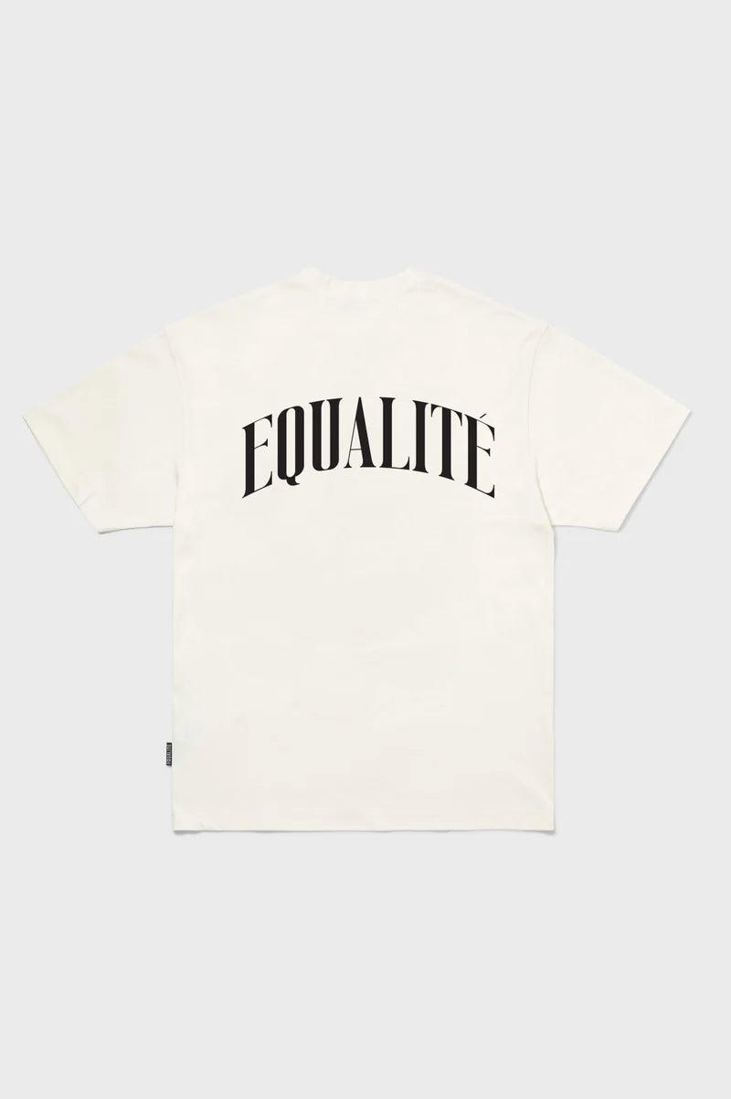 OLIVER OVERSIZED TEE OFF-WHITE & BLACK