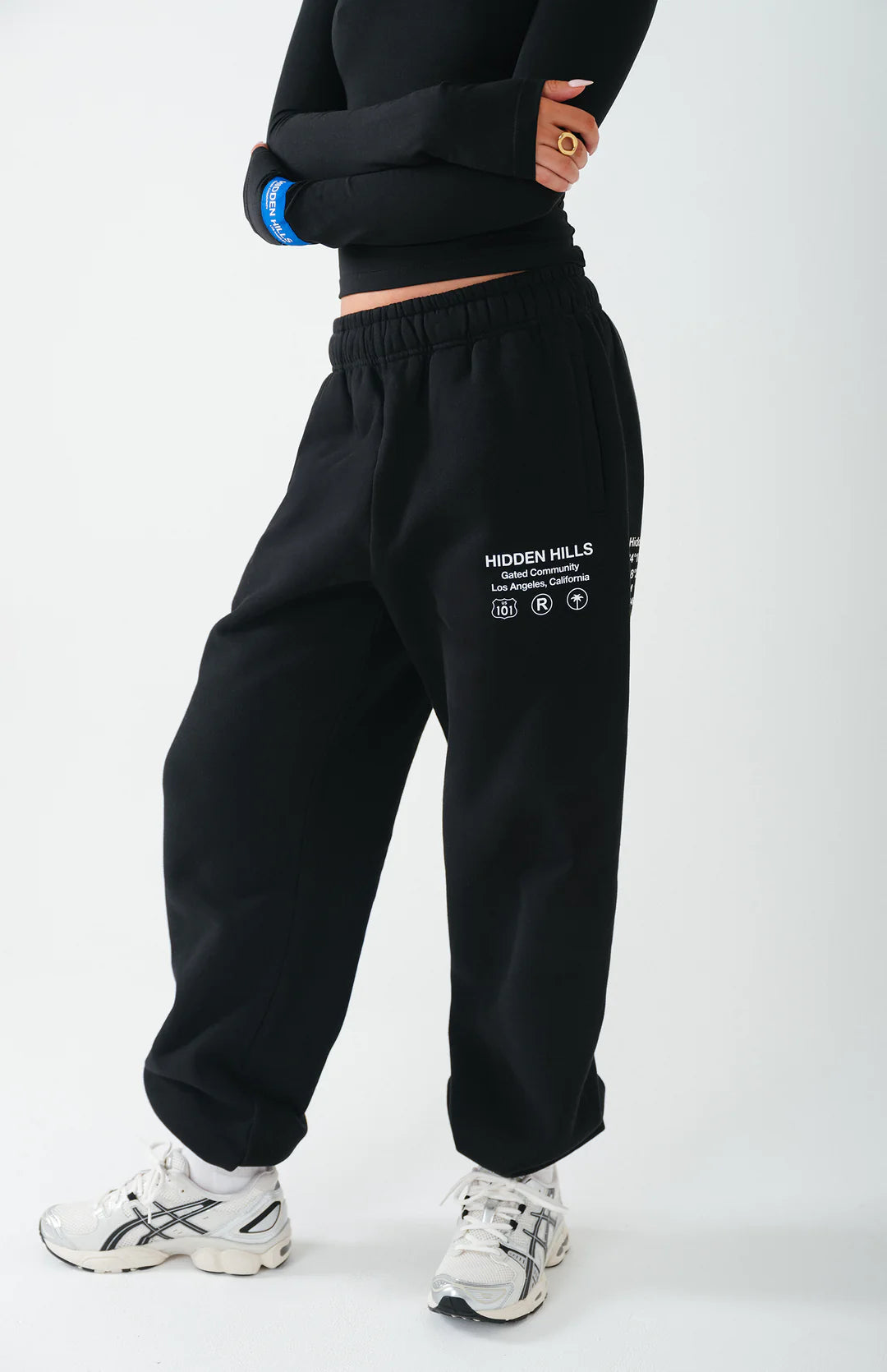 LABEL SWEATPANTS ZWART - 29 Nov