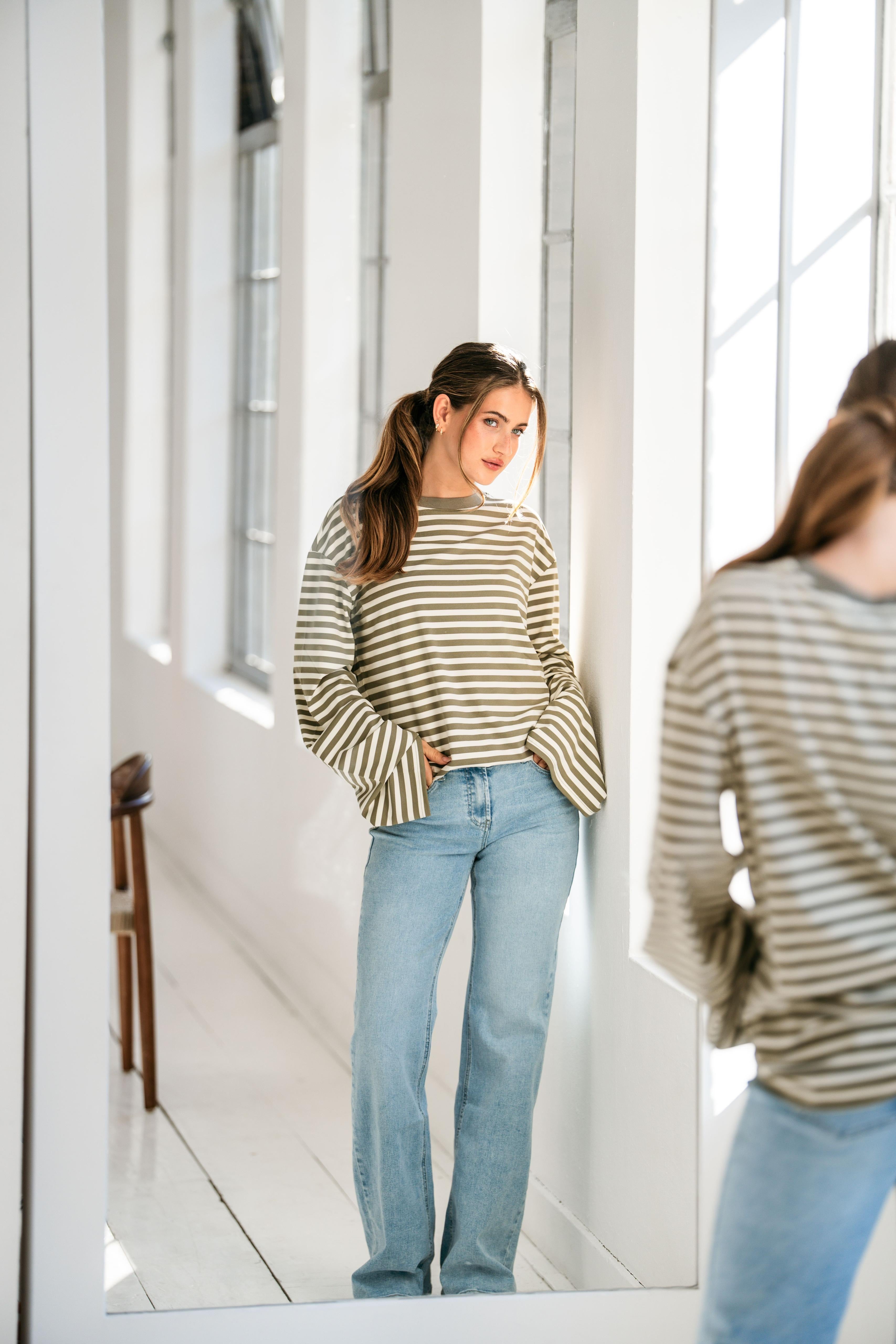 Redial - extra lange wijde pijpen jeans - RD3272-5