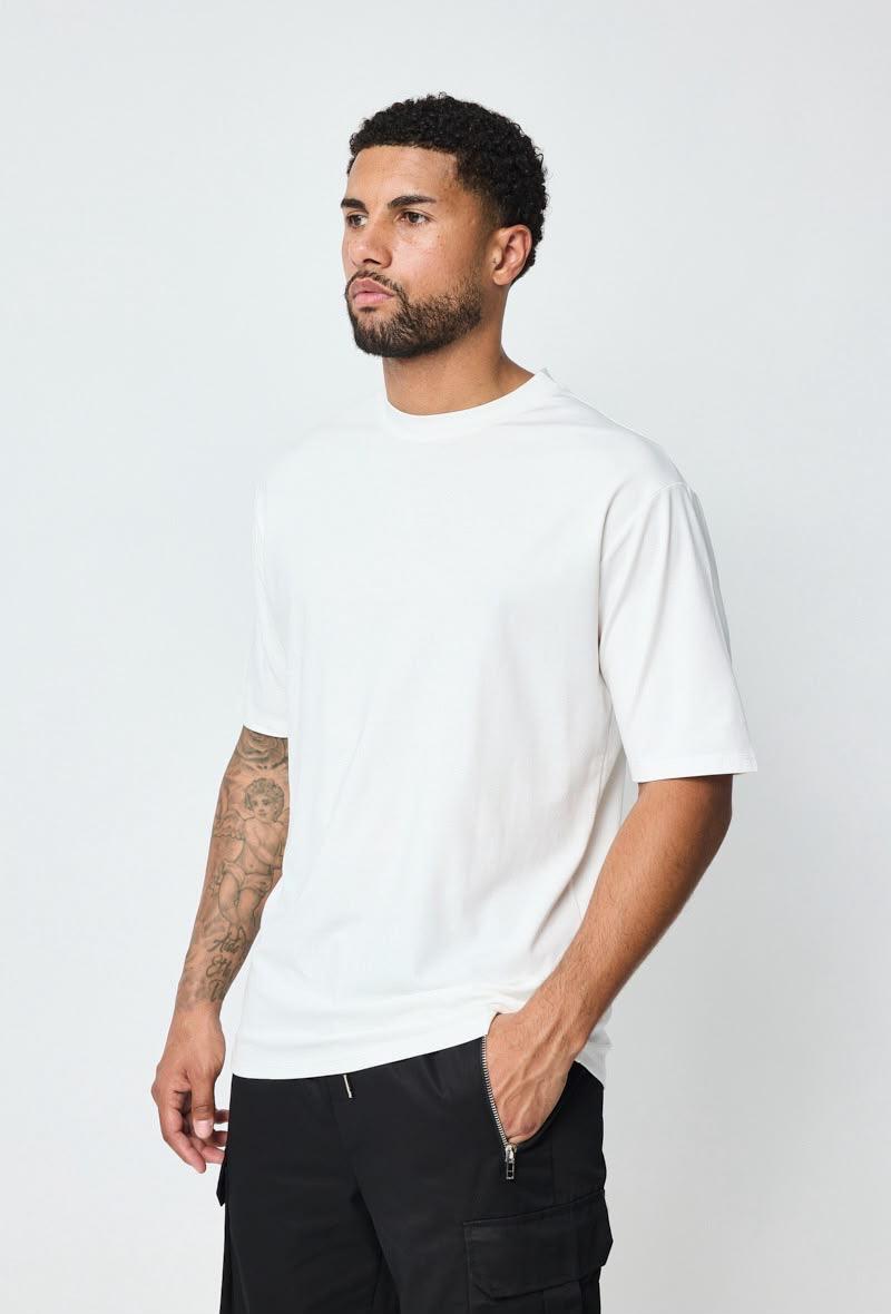 Glans T-Shirt – Weiß