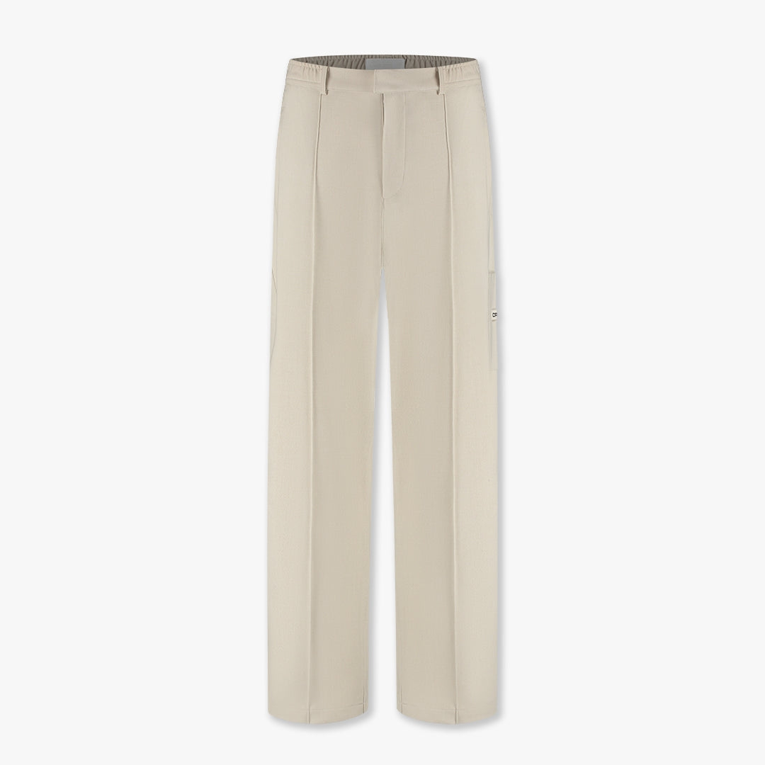 CROYEZ ETIQUETTE STRAIGHT CHINO PANTS | OFF-WHITE