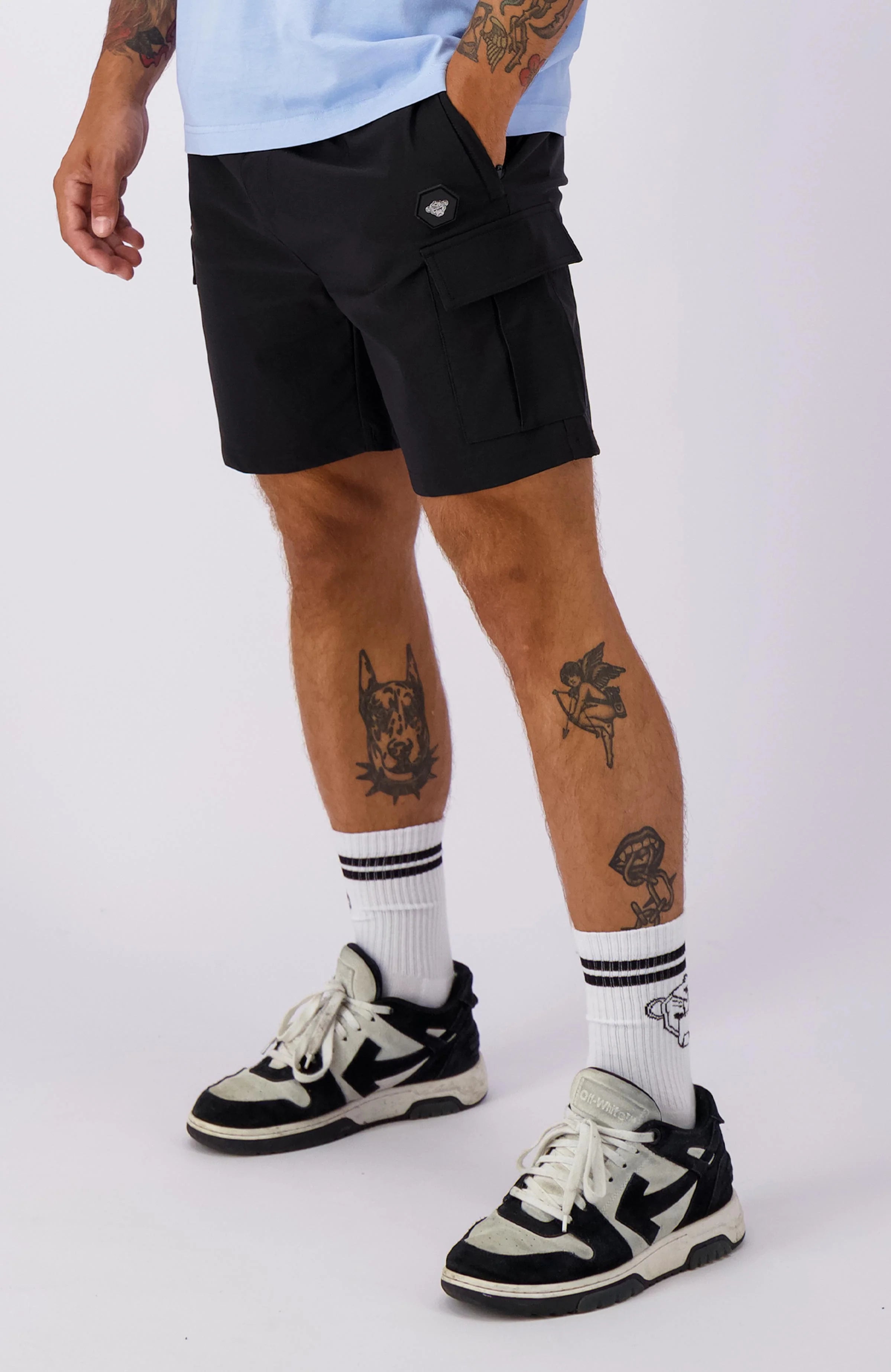 DELTA CARGO SHORTS | BLACK