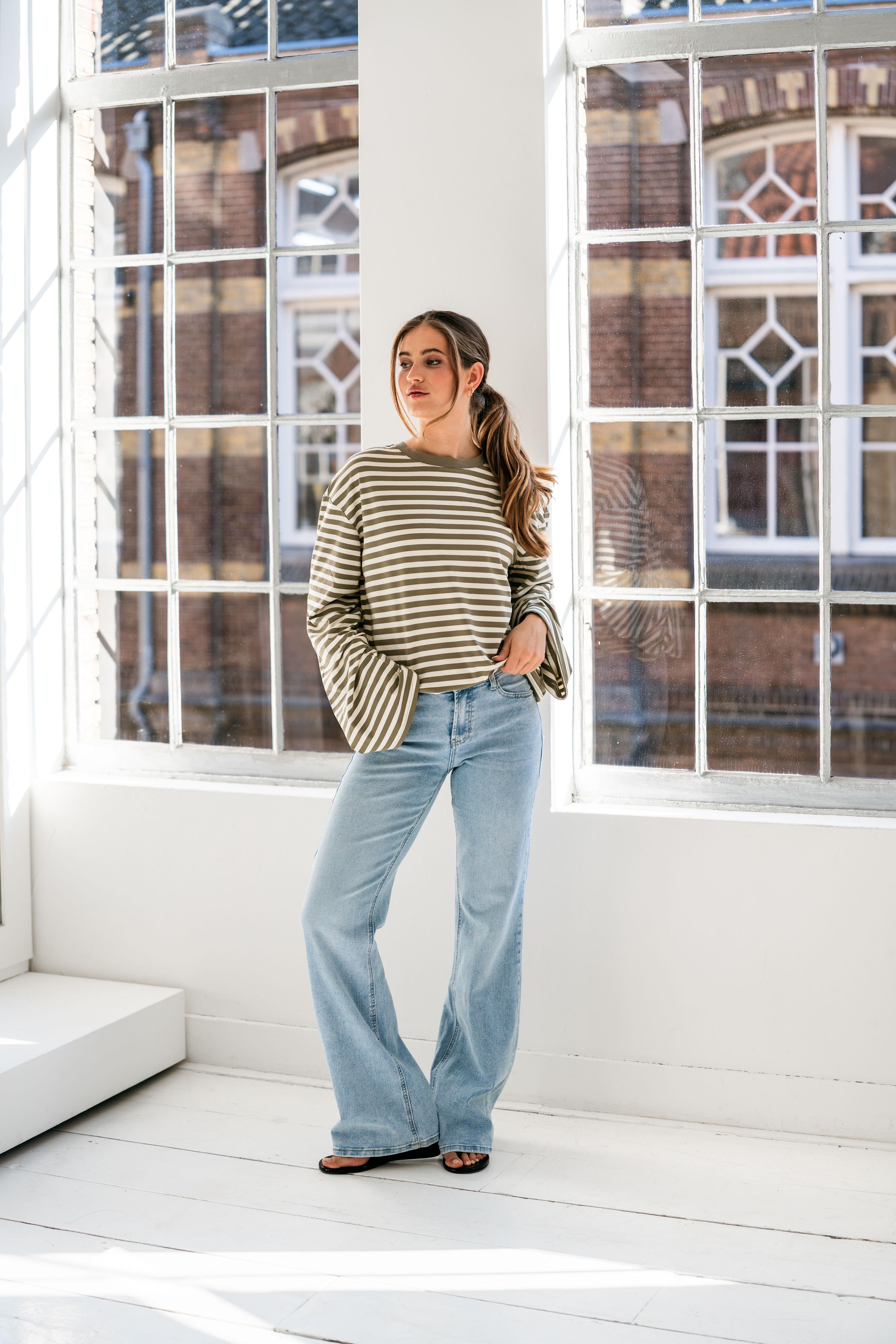 Redial - extra lange wijde pijpen jeans - RD3272-5