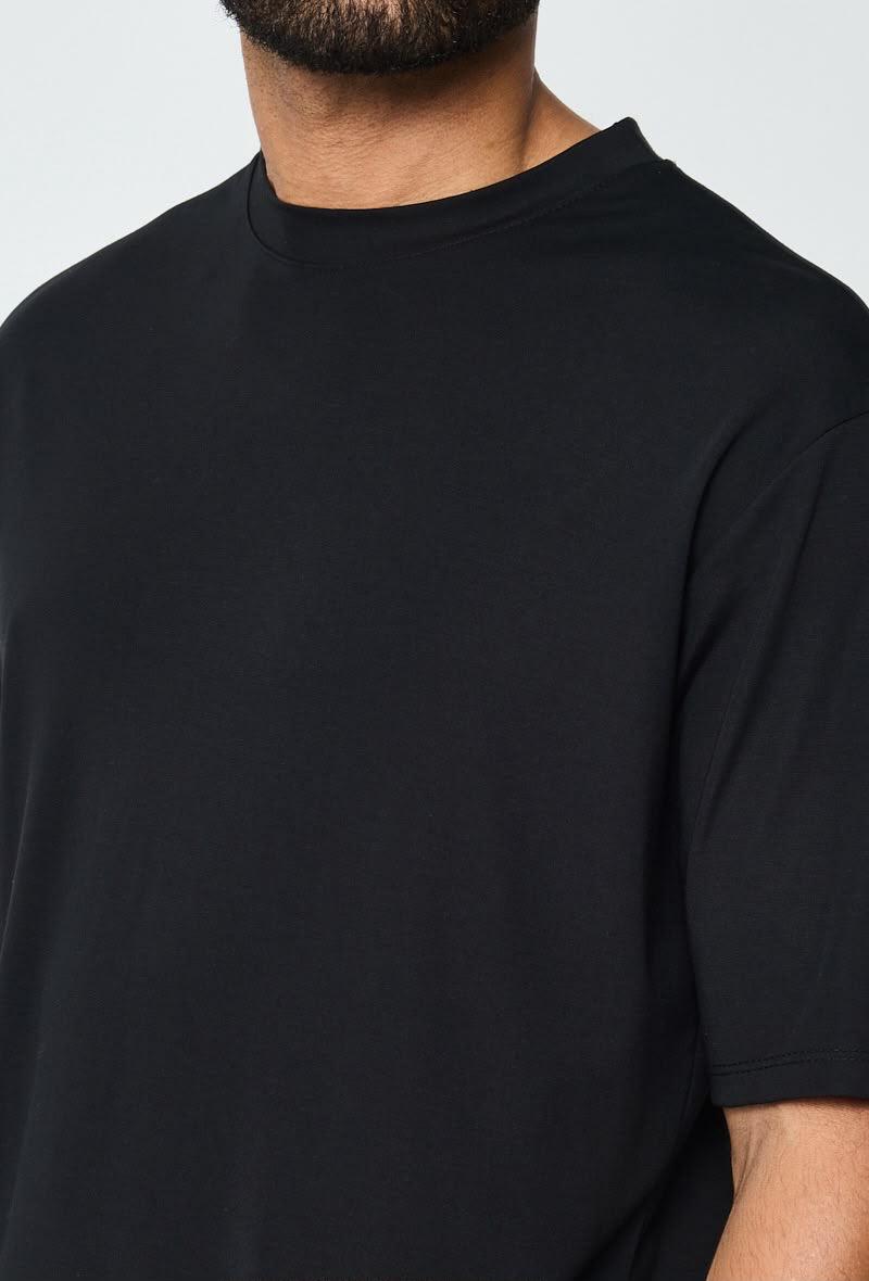 Glans T-Shirt – Zwart