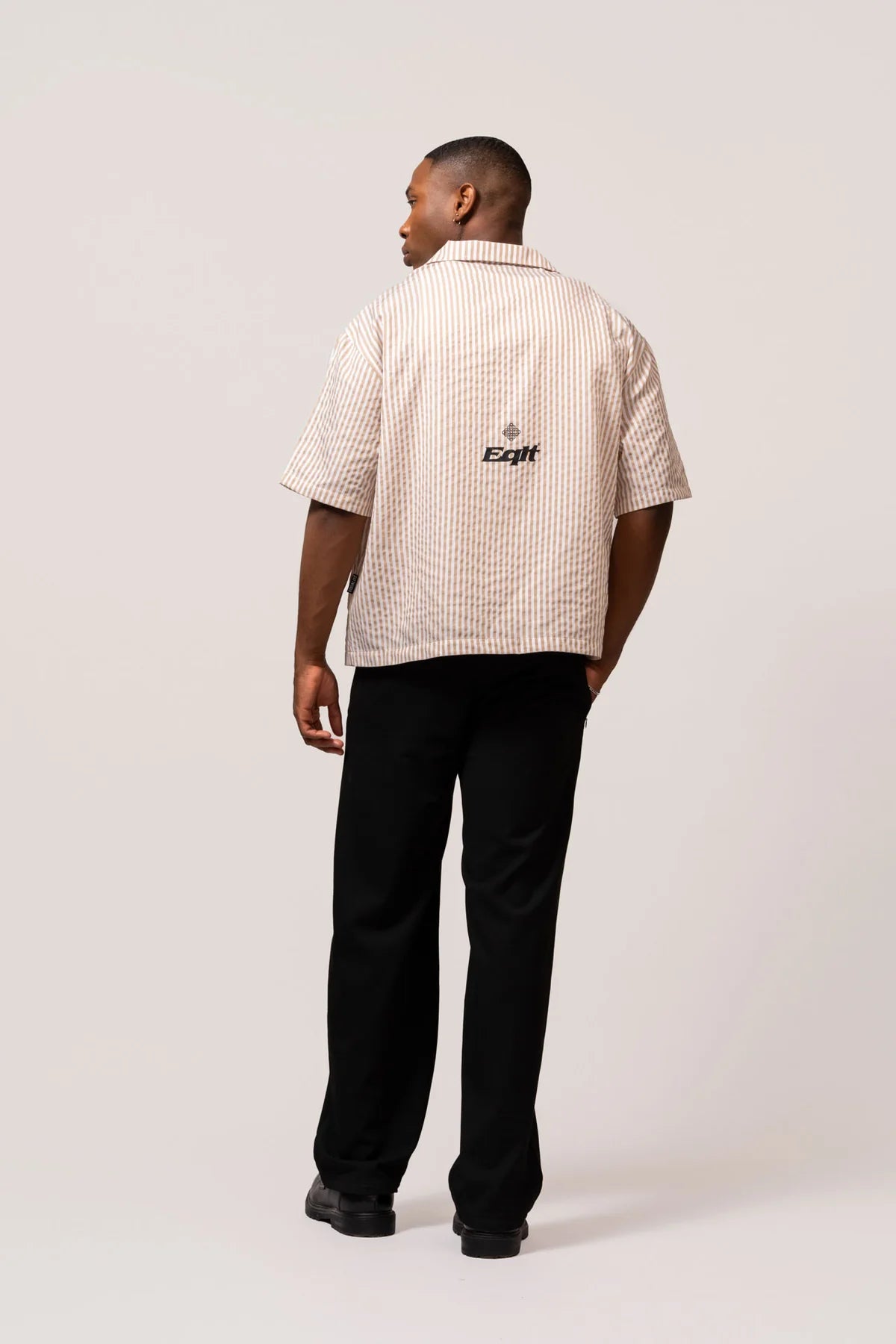 JERSEY BOXY SHIRT BEIGE