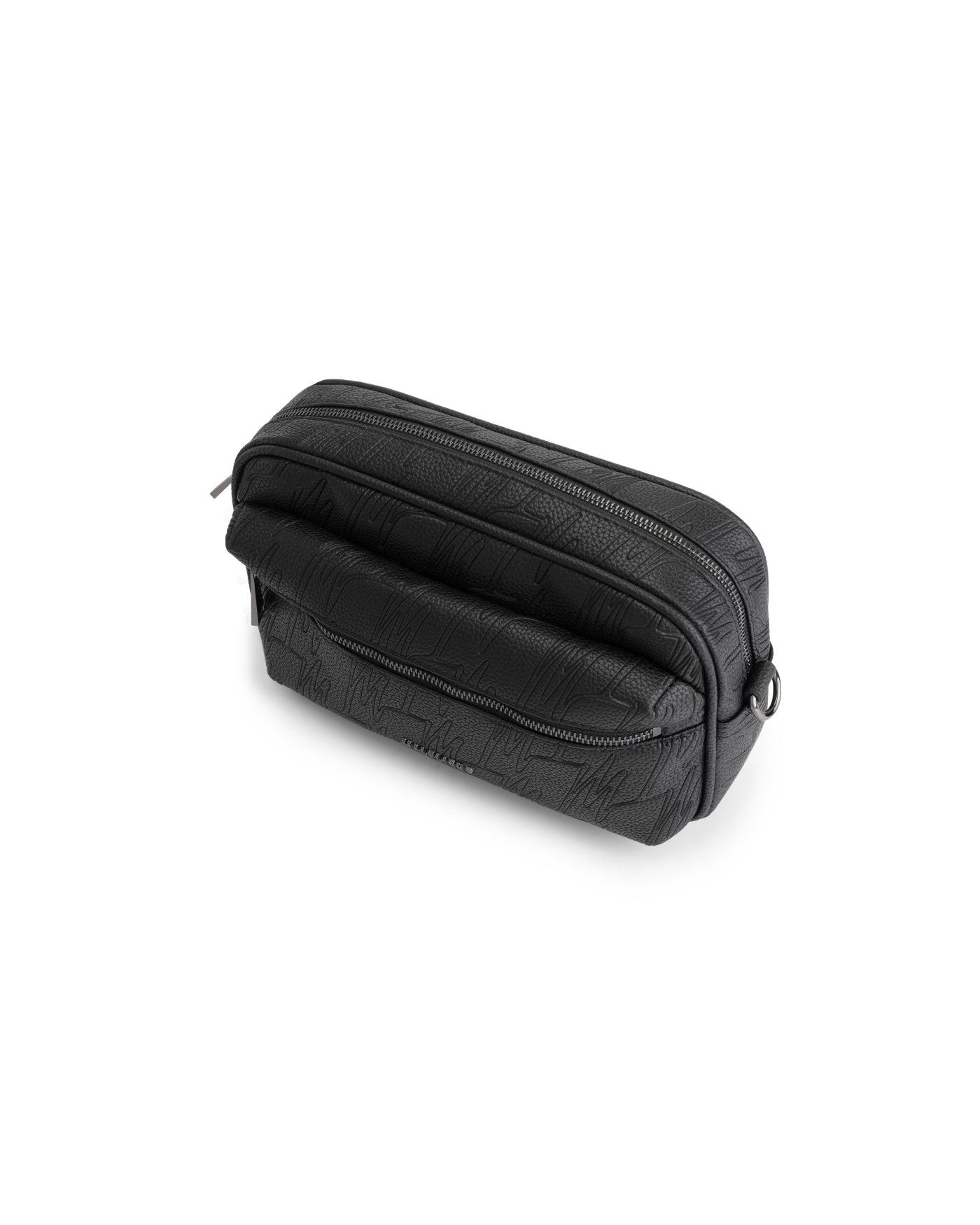 Malelions Men Debossed Messenger bag | Black