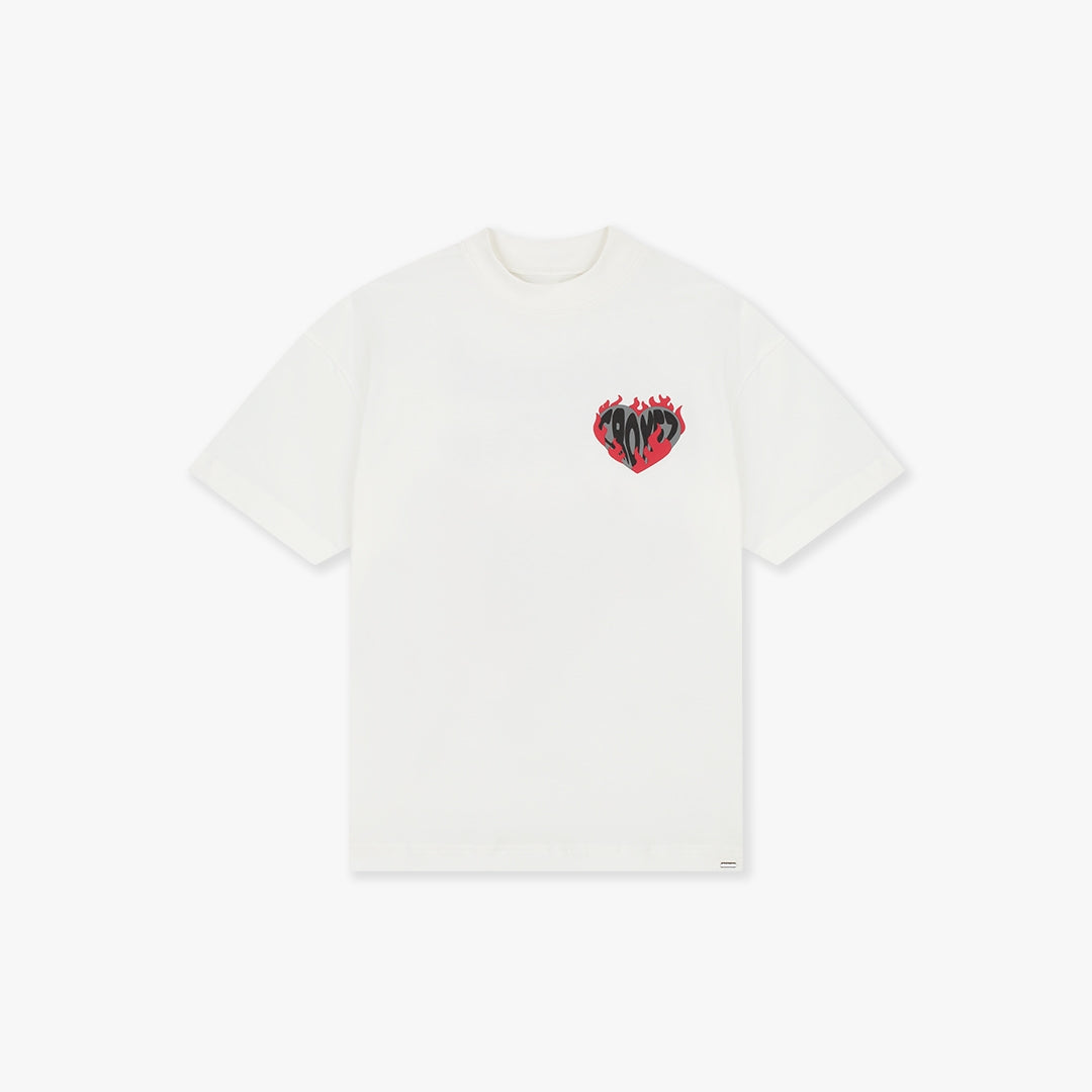 Croyez Heart On Fire T-Shirt | Off-White