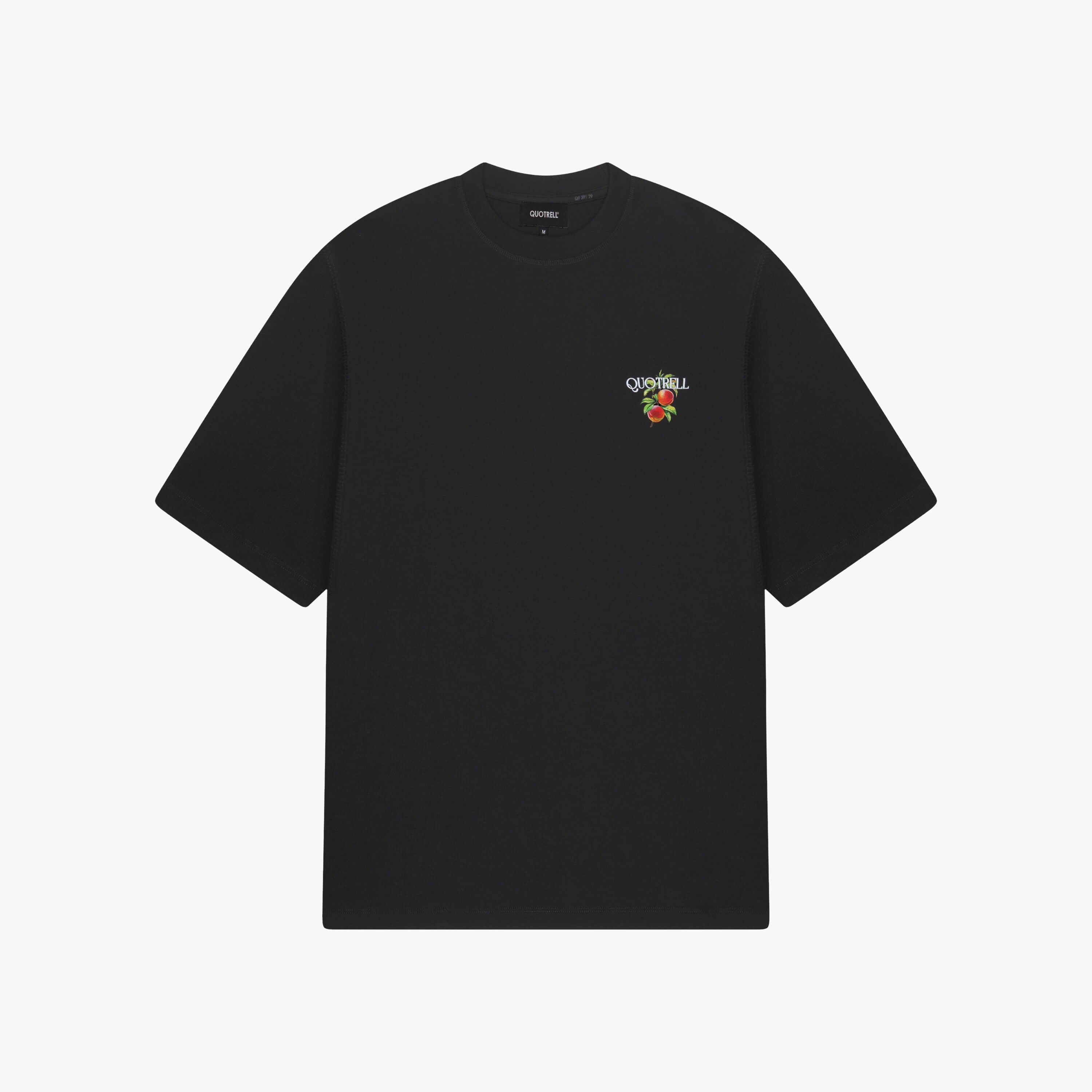 PEACHES TEE | BLACK/WHITE