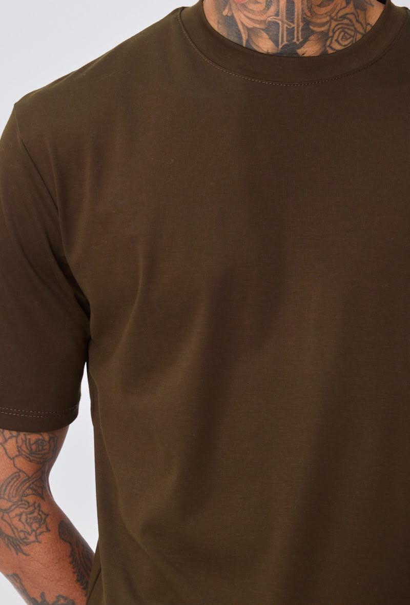 Glans T-Shirt – Bruin