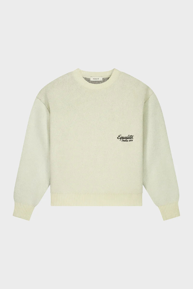MAX KNIT SWEATER OFF-WHITE