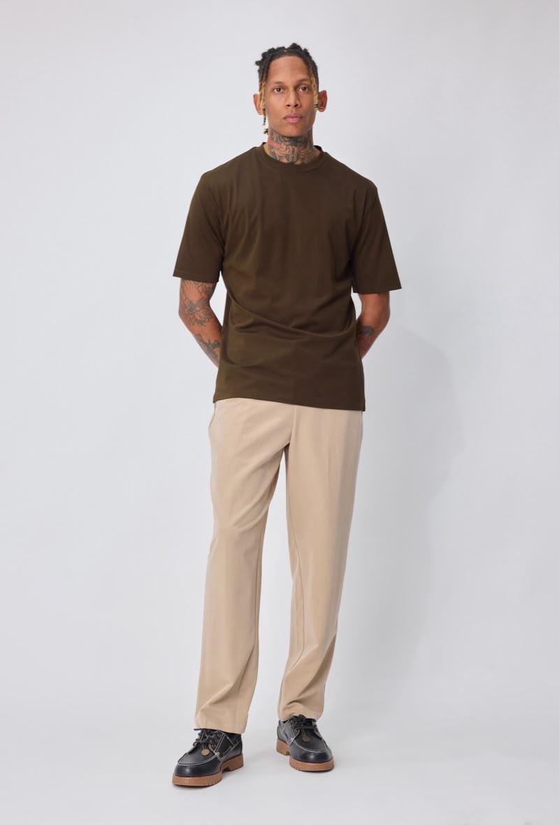 Glans T-Shirt – Bruin