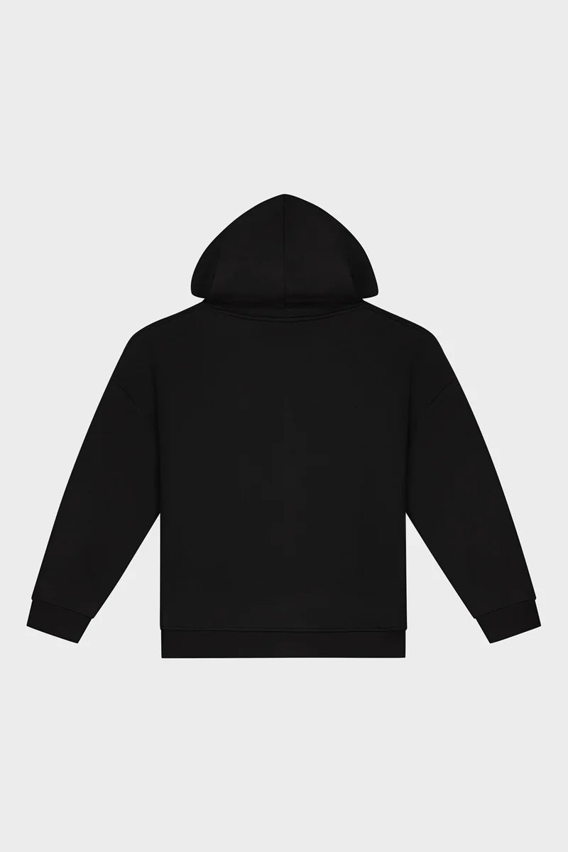 ISA FULL ZIP HOODIE BLACK