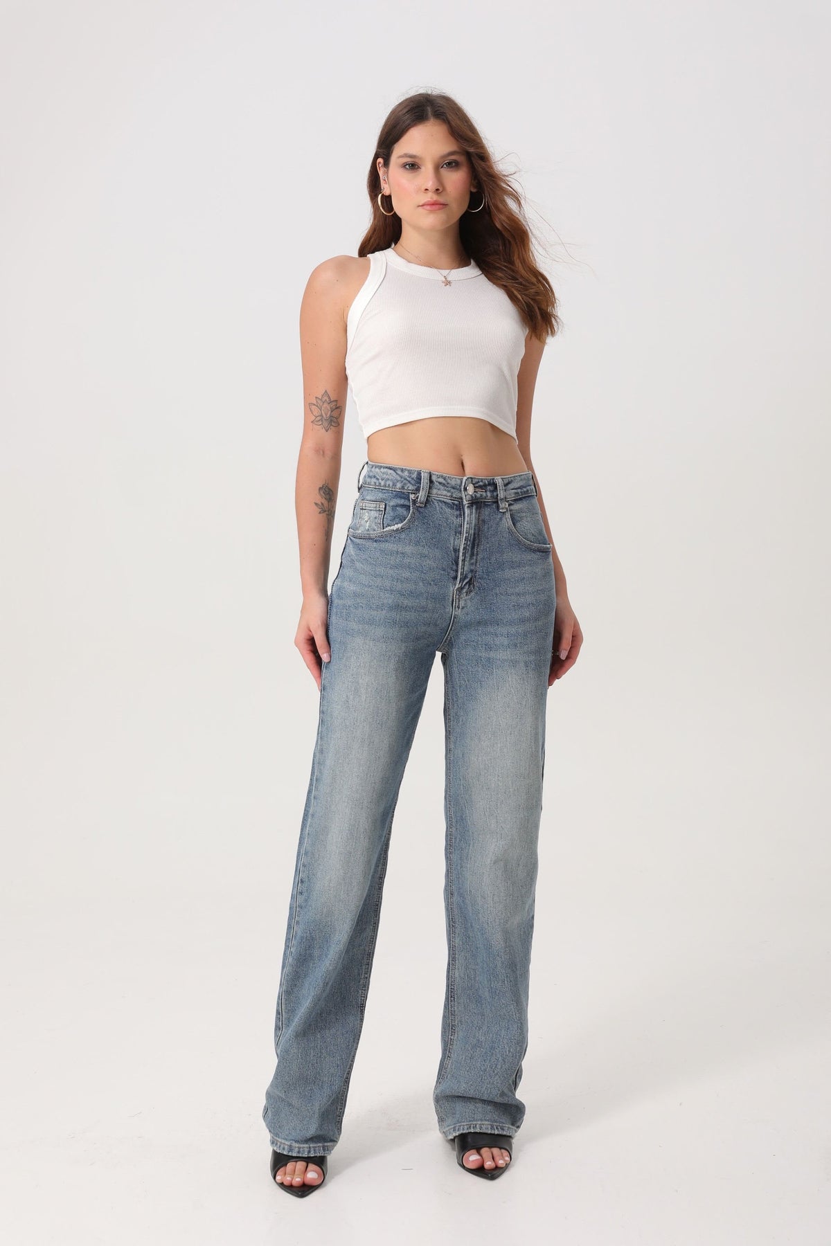 See See - Distressed Jeans - Blue - A5278