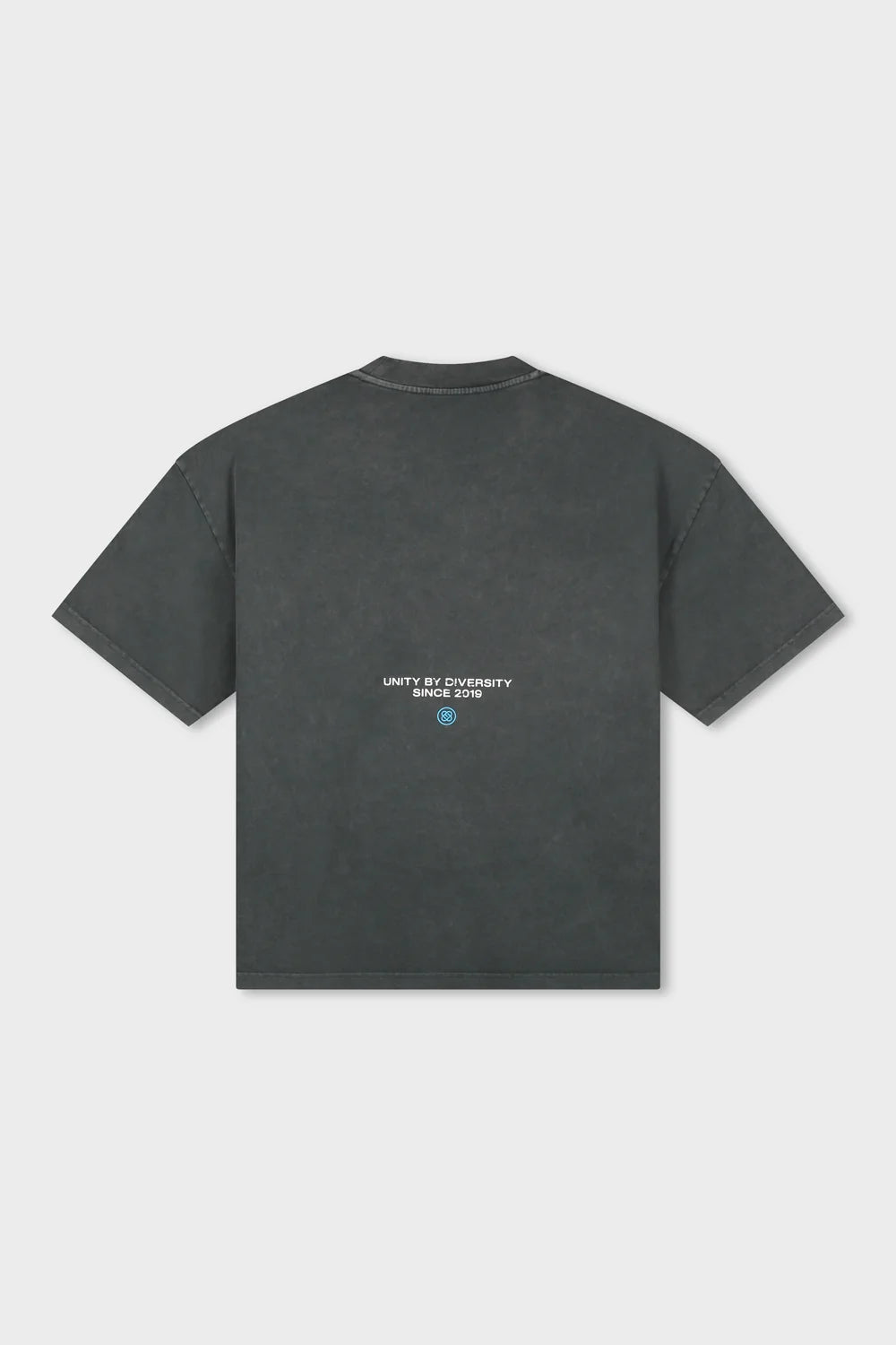 ELAN BOX-FIT T-SHIRT GEWASSEN GRIJS