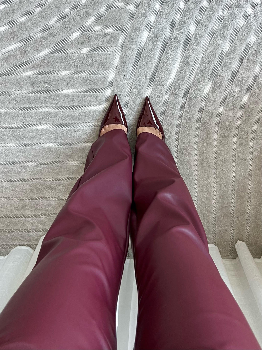 Million - Jeans Leather - Bordeaux
