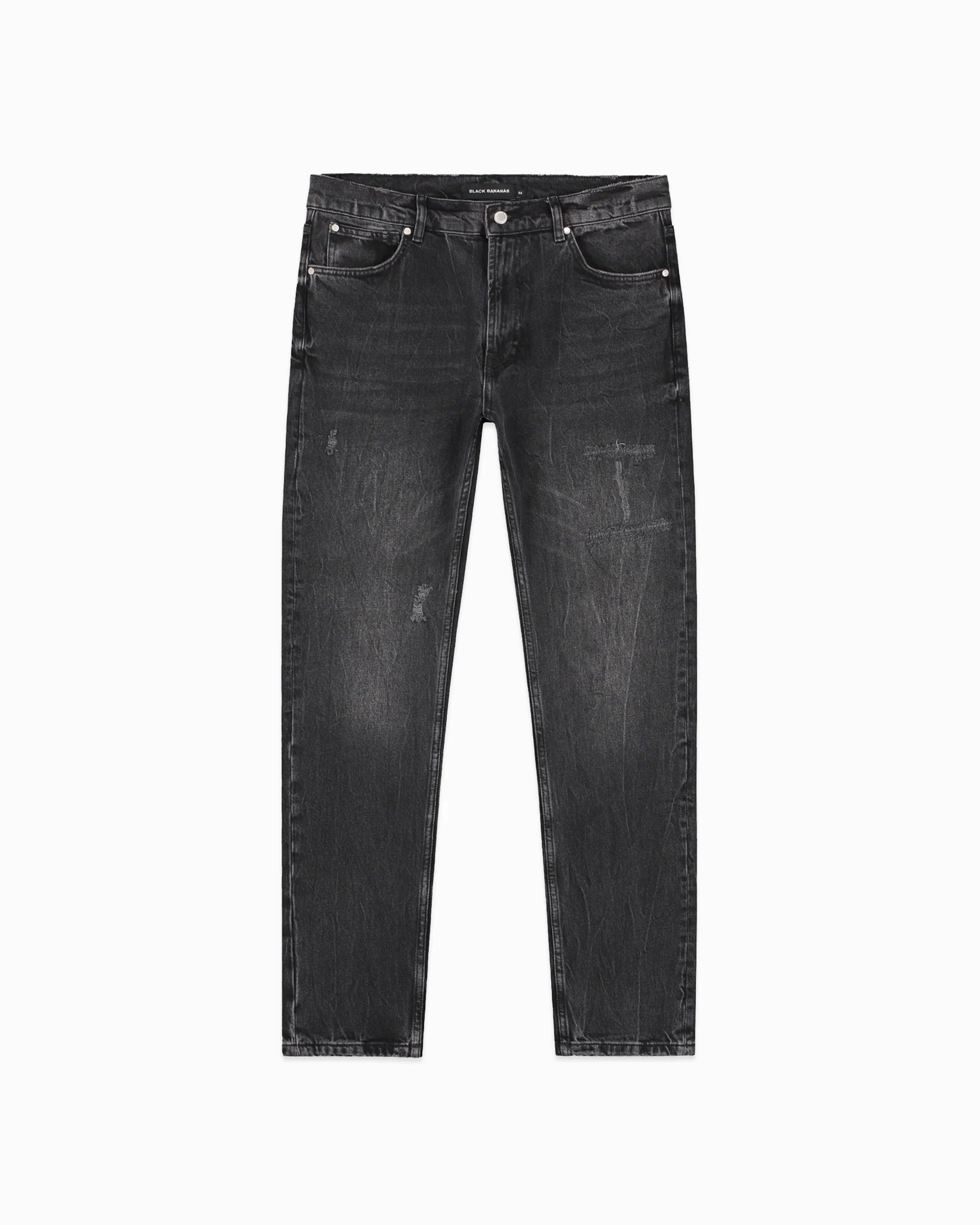 BLACK BANANAS DESTROYED DENIM | BLACK