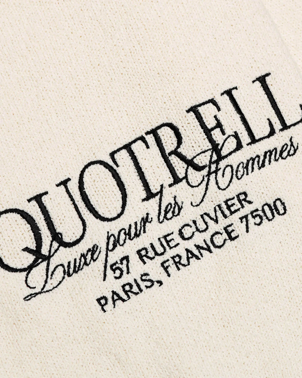 Quotrell - RICO KNITTED CREWNECK - ECRU