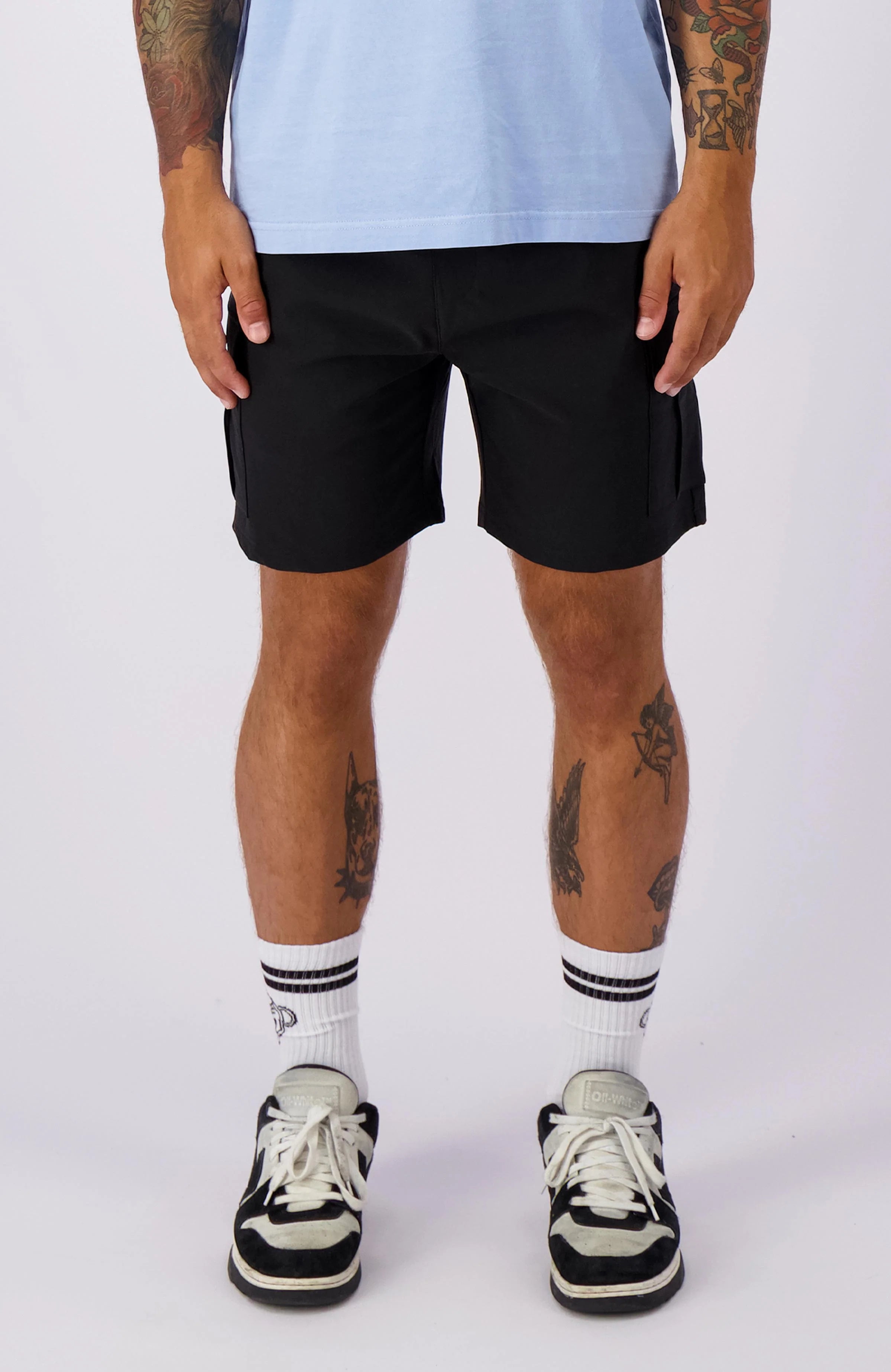 DELTA CARGO SHORTS | BLACK