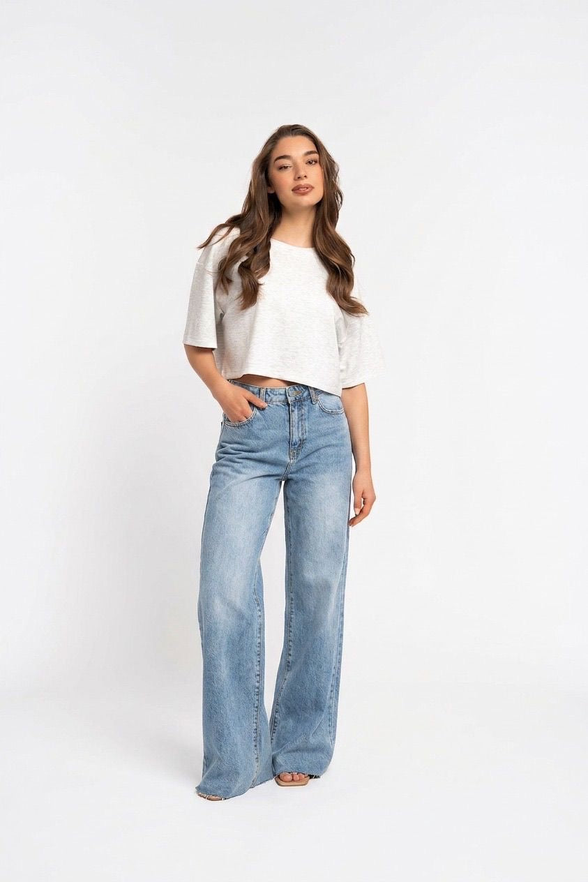 Redial - extra lange wijde pijpen jeans - RD3272-5