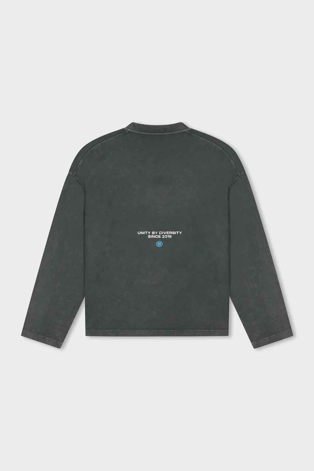 ELAN OVERSIZED LONGSLEEVE TEE GEWASSEN GRIJS