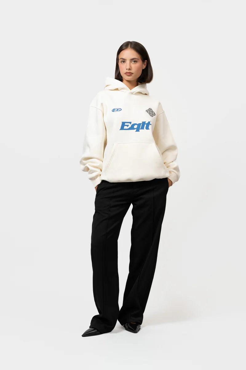 JERSEY OVERSIZED HOODIE OFF-WHITE