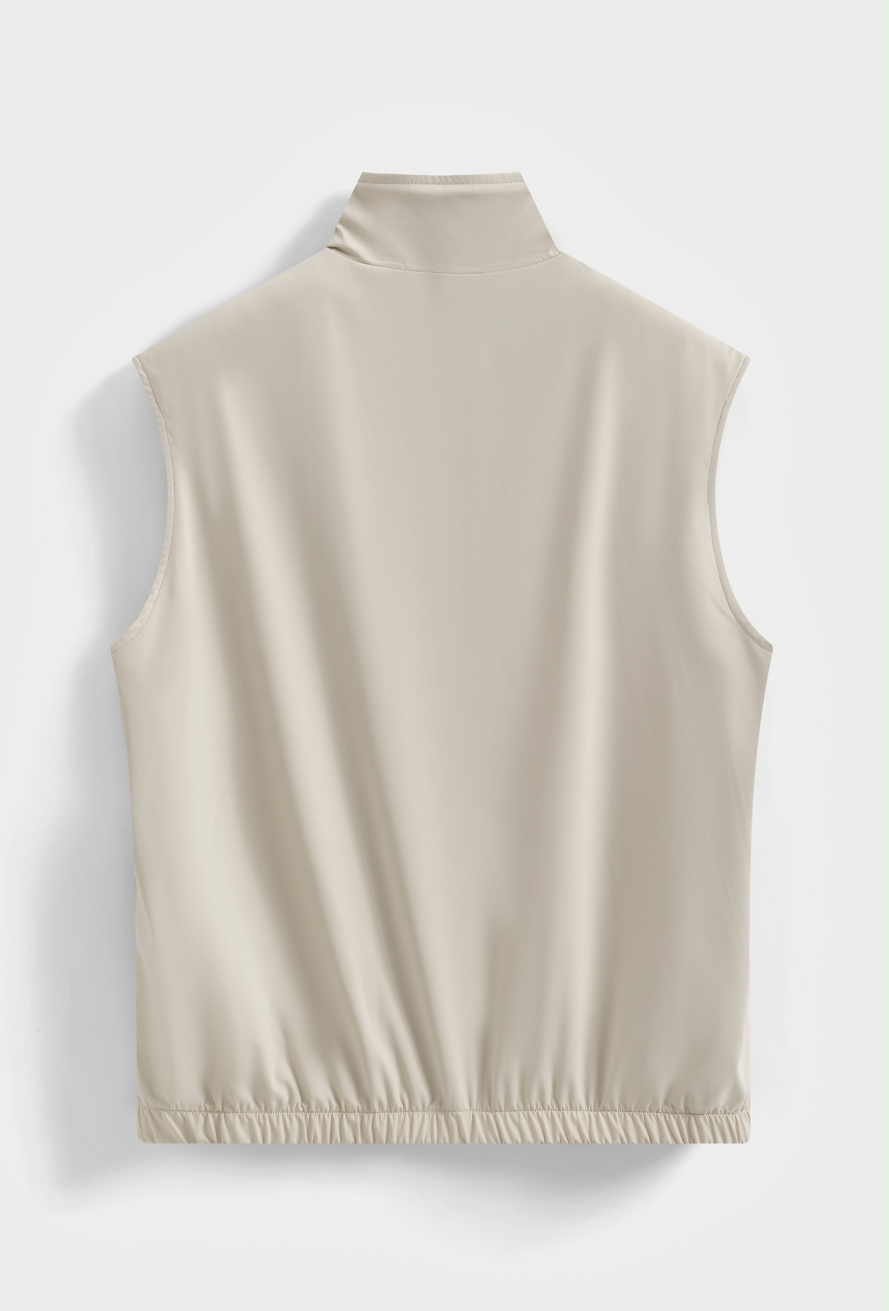 Glans Bodywarmer - Zwart/Beige