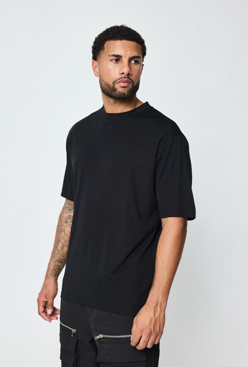 Glans T-Shirt – Zwart