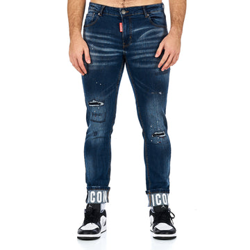 ICON 2 - Slim Fit Stretch Jeans 8010-6 - Aansluitende heren spijkerbroek