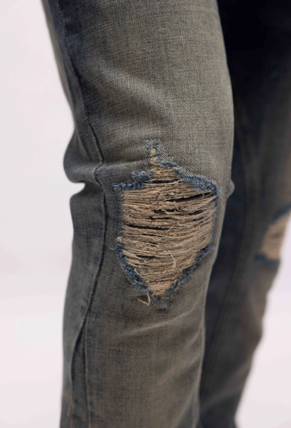 Richesse - SNIT FLARED JEANS - Heren spijkerbroek met uitlopende pijpen